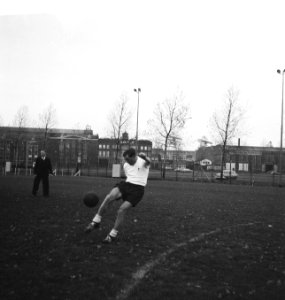 Tottenham Hotspurs in Rotterdam. Training van de spelers, Bestanddeelnr 913-1364