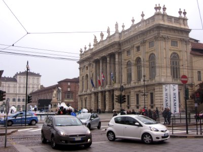 Torino, auto fiat e madama