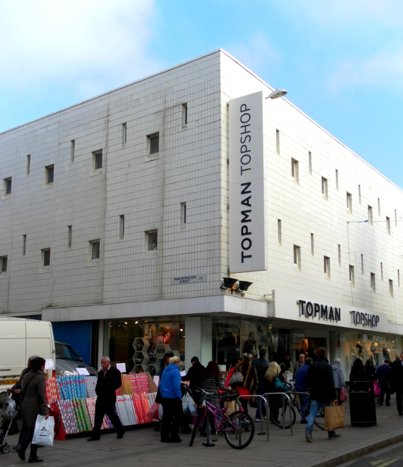 TopShop (formerly Johnson Brothers Furniture Store), Western Road, Brighton