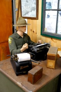 Typist - Northeast States Civilian Conservation Corps Museum - Shenipsit State Forest - Stafford Springs, Connecticut - DSC04264