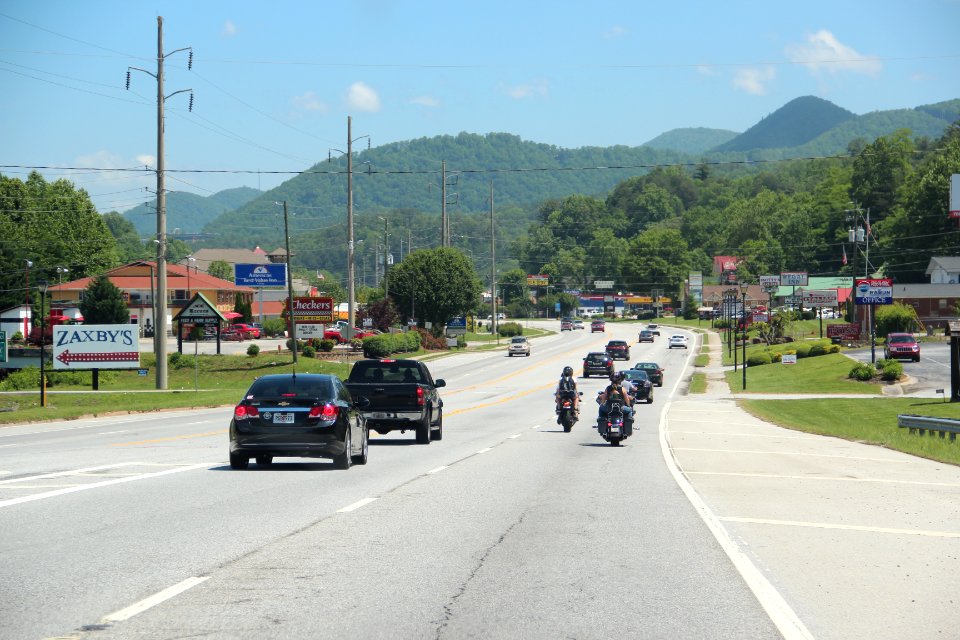 U.S. Route 23 in Clayton, Georgia, May 2017
