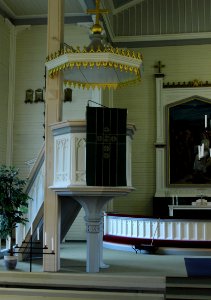 Tyrnävä Church Pulpit 20150709