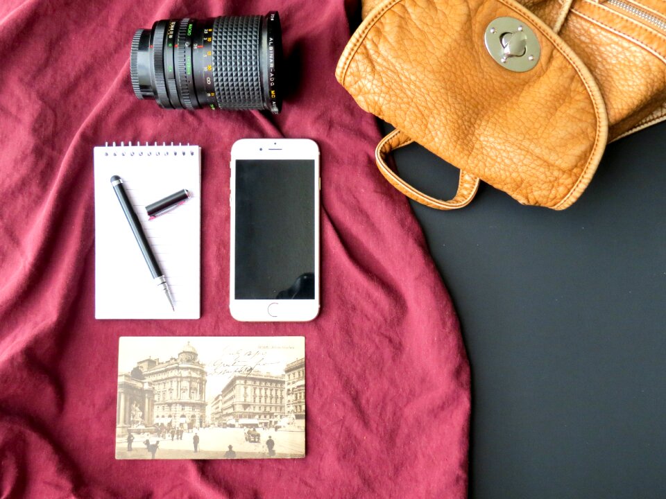 Camera phone notepad