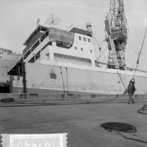 Tyrifjord gekapseisd bij Wilton Fijenoord in Rotterdam, overzicht van het incide, Bestanddeelnr 916-1445