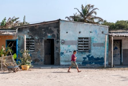 Typical house in La Restinga town, Margarita Island