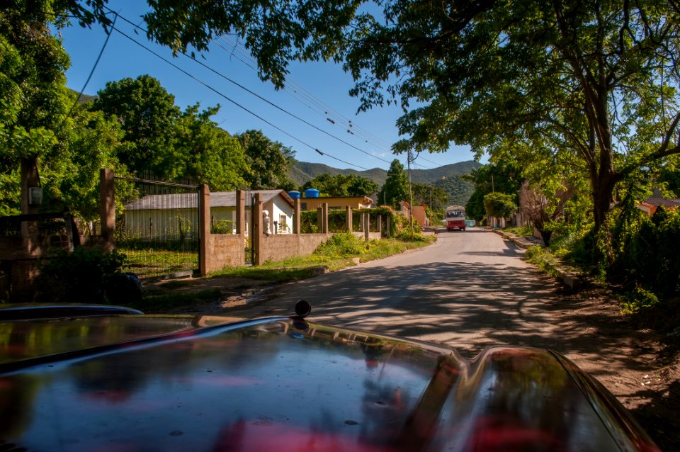 Typical street of San Juan Valley, Margarita Island