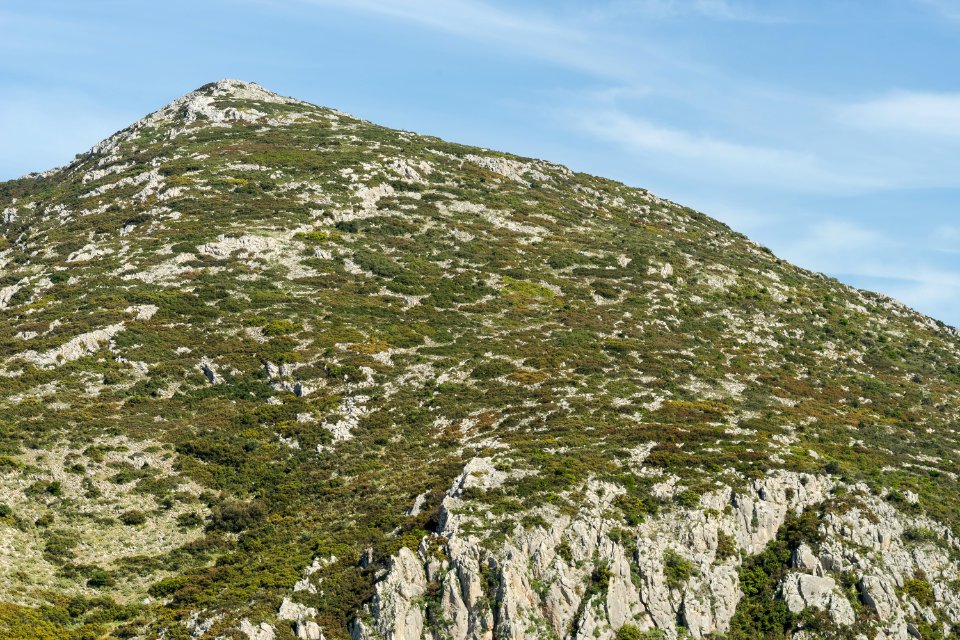 Typical hill in central Greece