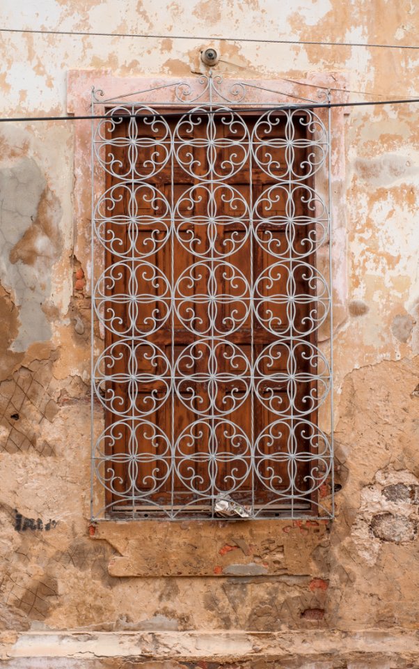 Typical window in colonial house of Maracaibo