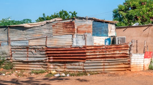 Typical humble home around specialty pediatric hospital in Maracaibo 2 photo