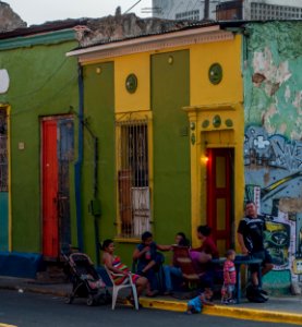 Typical street in Maracaibo center