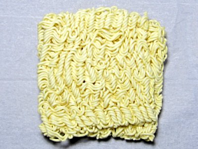 Typical instant noodles