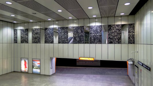 U3 Enkplatz Kunst Wandbild a