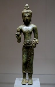 Two-armed Maitreya, Thailand, Pra-Angkor, 700-800 AD, bronze - Ethnological Museum, Berlin - DSC01937