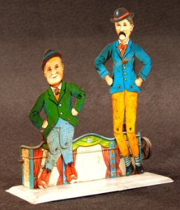 Two tin toy movable figures, pic2 photo