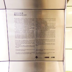 U2 Schottenring AG Herminengasse Wandbild c