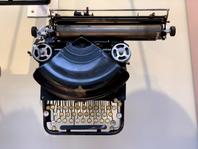 Typewrighter at the National Museum of Scotland