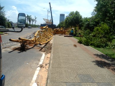 Typhoon Rammasun (2014) in Haikou - 12