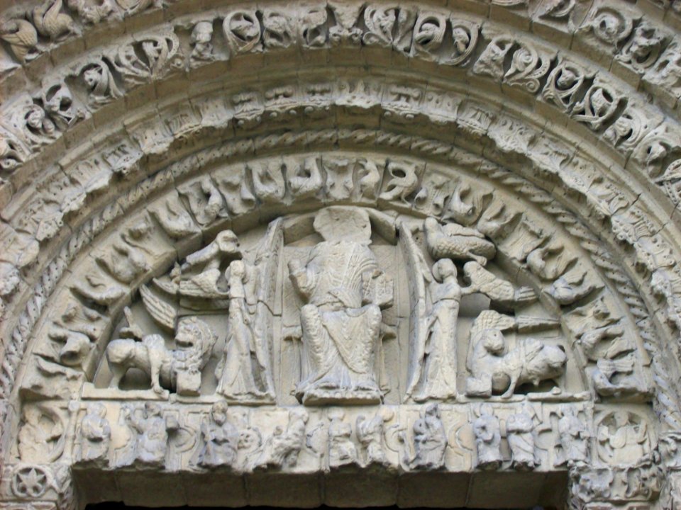 Tympanum, Rochester Cathedral
