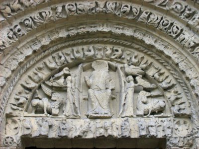 Tympanum, Rochester Cathedral