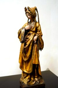 Two Saints, Antwerp, c. 1515-1520, oak, polychrome, 2 of 2 - Museum Schnütgen - Cologne, Germany - DSC00051