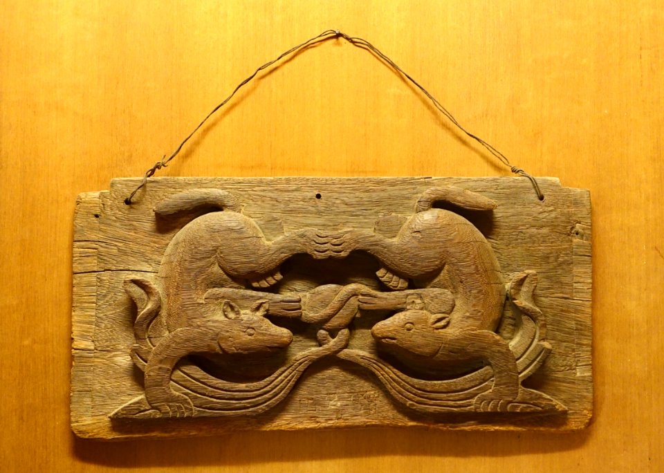 Two mice, Viet - Vietnam Museum of Ethnology - Hanoi, Vietnam - DSC02599