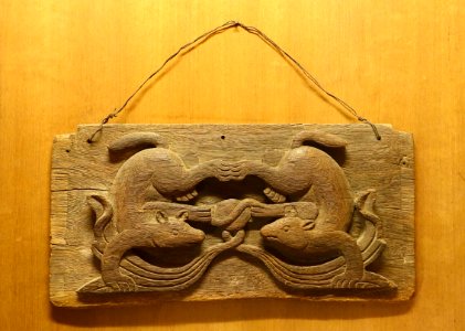 Two mice, Viet - Vietnam Museum of Ethnology - Hanoi, Vietnam - DSC02599