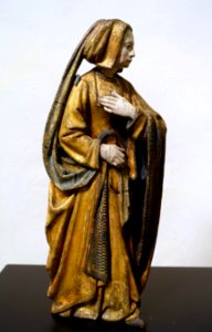 Two Saints, Antwerp, c. 1515-1520, oak, polychrome, 1 of 2 - Museum Schnütgen - Cologne, Germany - DSC00049