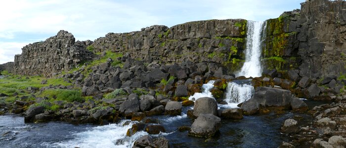Mountains rock þingvellir photo