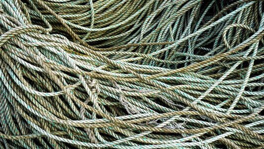 Marine cord pattern photo