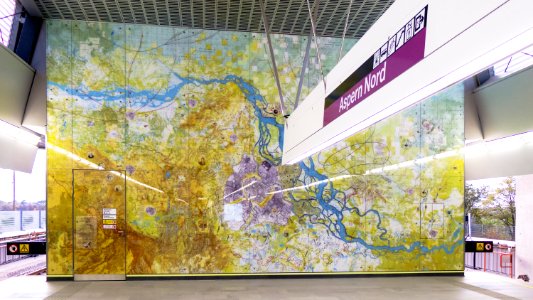 U2 Aspern Nord Kunst Wandbild W 04