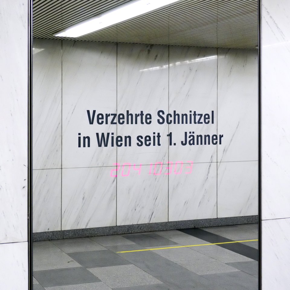U1 Karlsplatz Kunst Factoid 04 Schnitzel