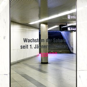 U1 Karlsplatz Kunst Factoid 07 Sahara
