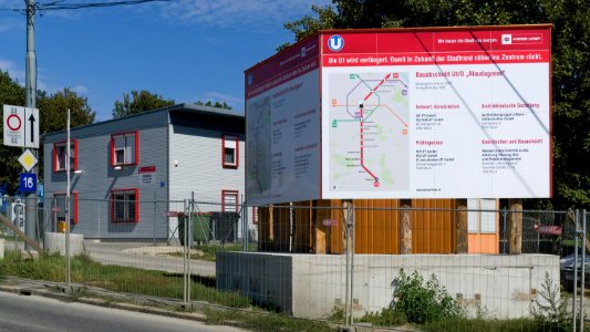 U1 Alaudagasse Baustelle 02