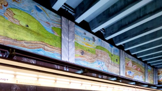 U3 Volkstheater Kunst Wandbild d