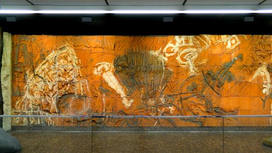 U3 Westbahnhof Kunst Installation d