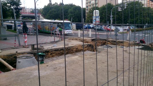 U GymTeplice - oprava kanalizace