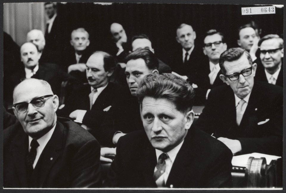 Tweede kamer, kamerleden, partijen, Boerenparty, Brake, Koekoek,h, Nuyens, Randw, Bestanddeelnr 091-0643