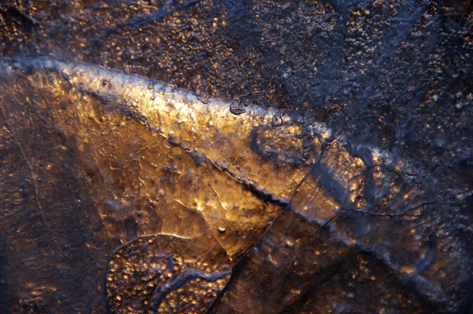 Frozen pattern texture