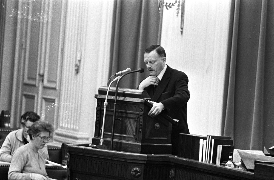 Tweede Kamer , begroting Buitenlandse Zaken , de heer Berkhouwer (VVD) aan het w, Bestanddeelnr 917-3977