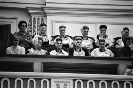Tweede Kamer Zeeuwse boerinnen op publieke tribune, Bestanddeelnr 928-9060