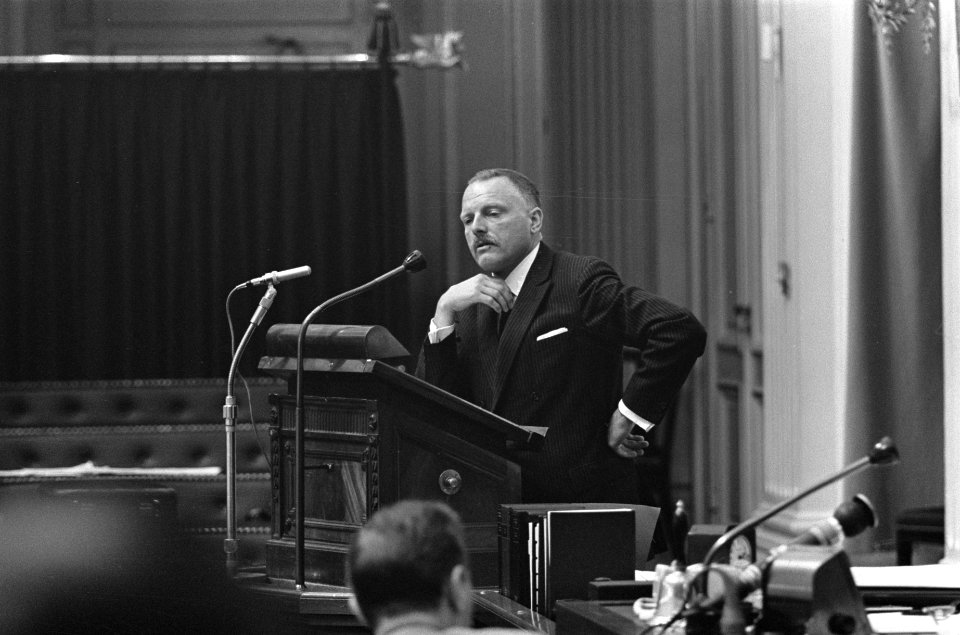 Tweede Kamerlid Cornelis Berkhouwer (VVD) aan het woord, Bestanddeelnr 919-6392