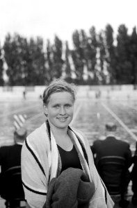 Tweede selectiewedstrijden voor Olympische Spelen in Haarlem Marianne Heemskerk, Bestanddeelnr 911-4488