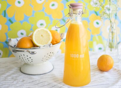 Orange orange juice healthy photo