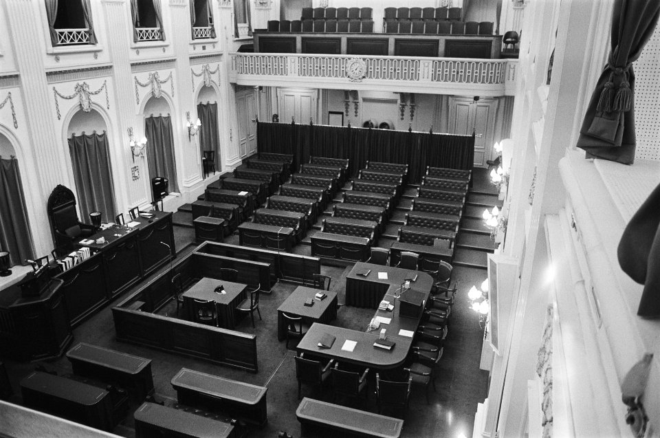 Tweede Kamer , wetsontwerp Buitenlandse werknemers, interieurs Tweede Kamer , Bestanddeelnr 928-7698
