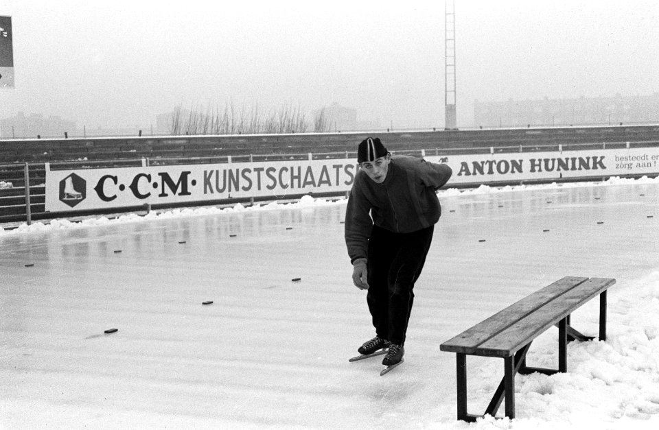 Tweedaagse schaatslandenwedstrijd te Deventer tussen Italie en Nederland, Bestanddeelnr 914-6431