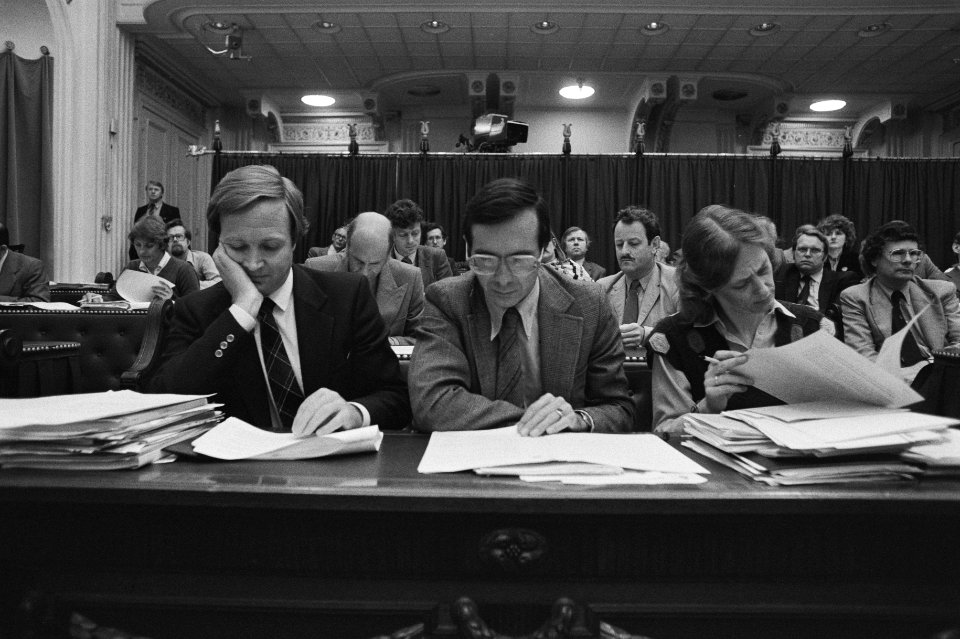 Tweede Kamer , algemene beschouwingen, D66 J Terlouw (l), Brinkhorst en Lambert, Bestanddeelnr 931-0670