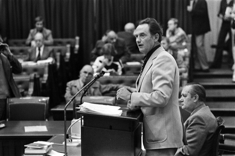 Tweede Kamer , wetsontwerp Buitenlandse werknemers, Minister Boersma (rechts) , Bestanddeelnr 928-7694