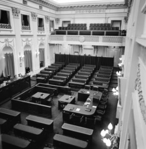 Tweede Kamer , wetsontwerp Buitenlandse werknemers, interieurs Tweede Kamer , Bestanddeelnr 928-7700