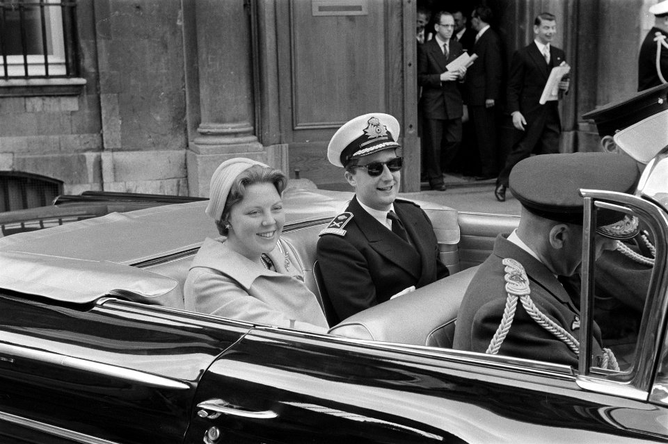 Tweede dag van het Koninklijk bezoek aan Belgie, aankomst en bezoek aan Plantijn, Bestanddeelnr 911-3009