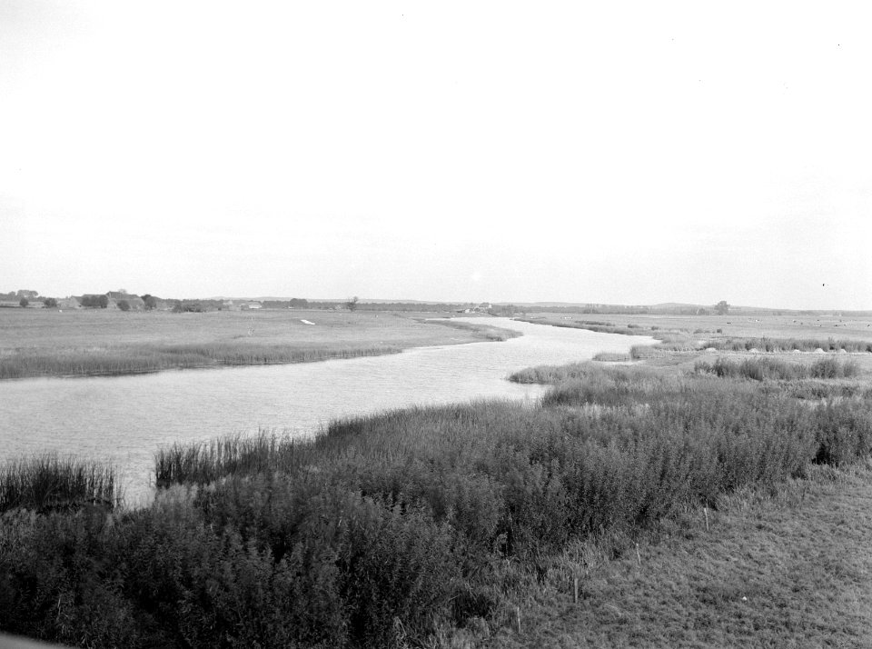 Tweede wereldoorlog, karakteristieke landschappen, rivieren, Oude Rijn, Bestanddeelnr 160-1345